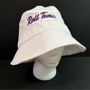 University of St. Thomas White Bucket Hat Roll Toms Tommies St Paul Minnesota